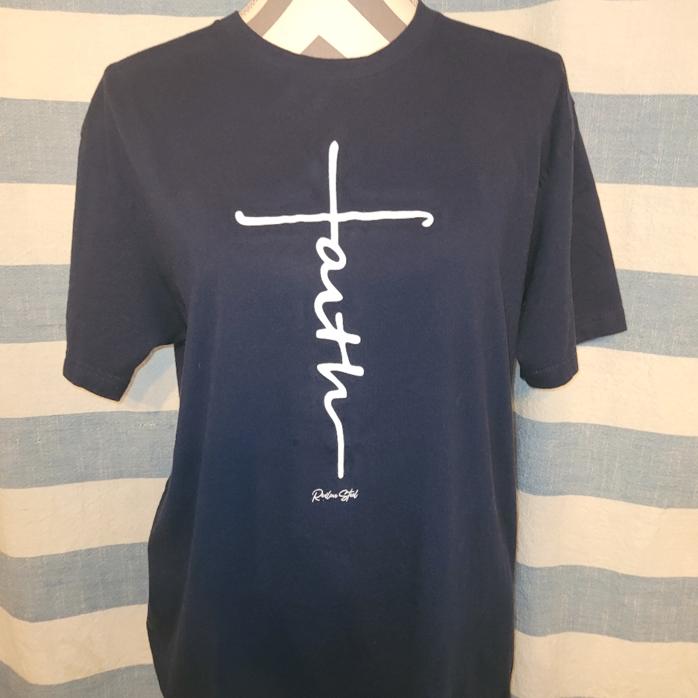 NL Women's Large FAITH tshirt